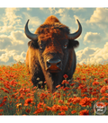Wild Bloom Bison