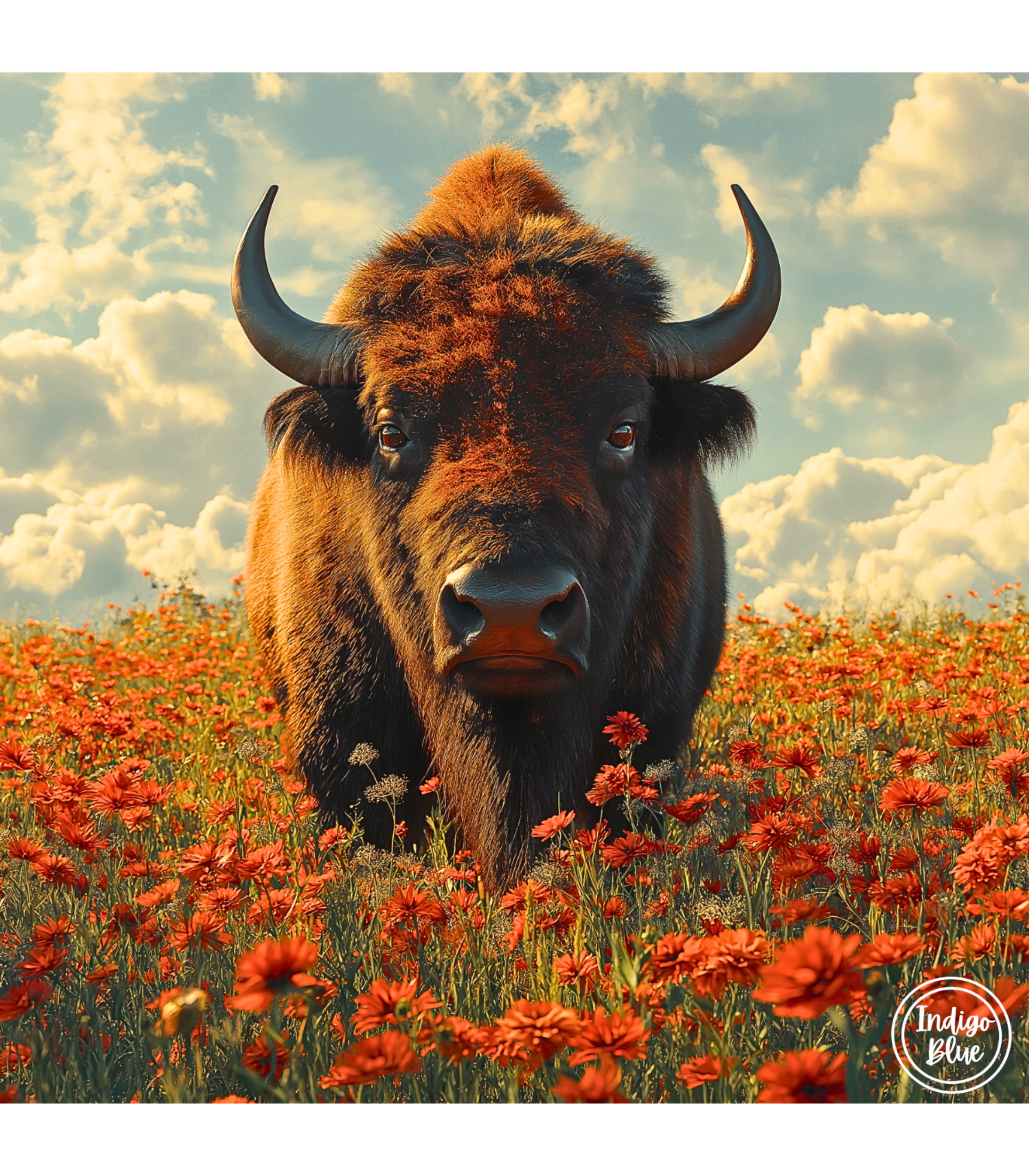 Wild Bloom Bison