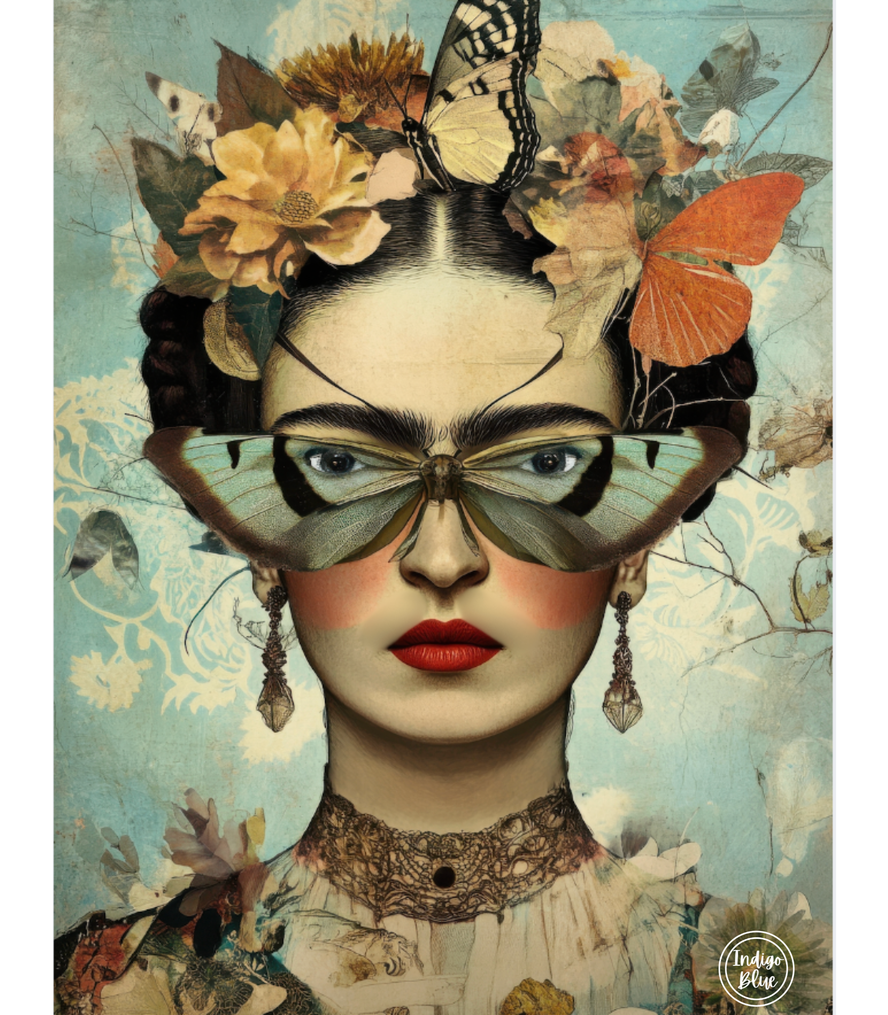 Frida Kahlo Butterfly