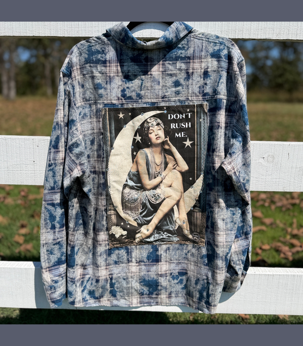 Don't Rush Me Plaid (Blue)