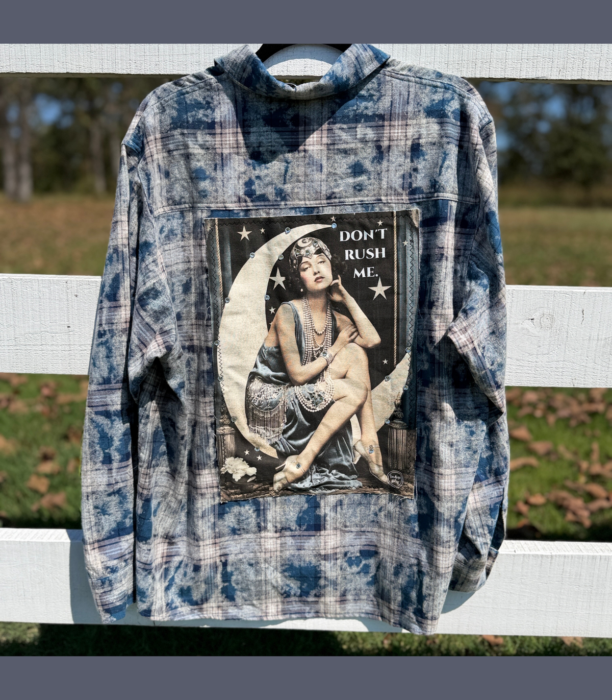 Don't Rush Me Plaid (Blue)