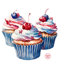 Patriotic Cupcakes