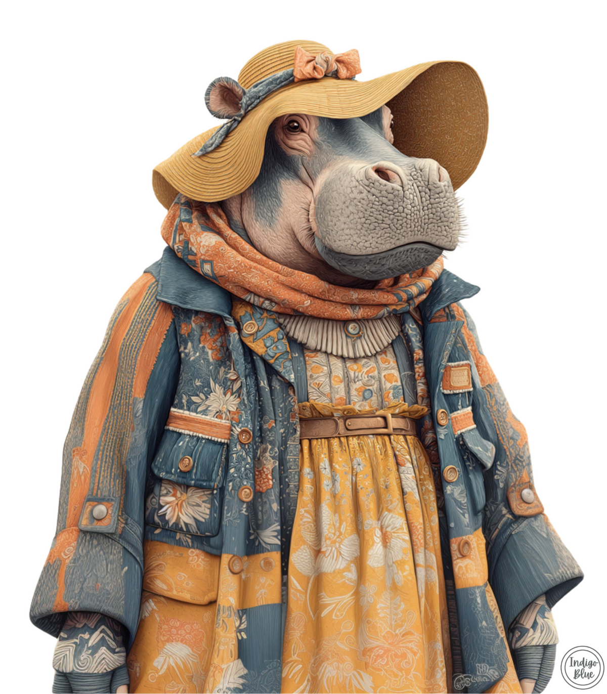 Hazel The Boho Hippo
