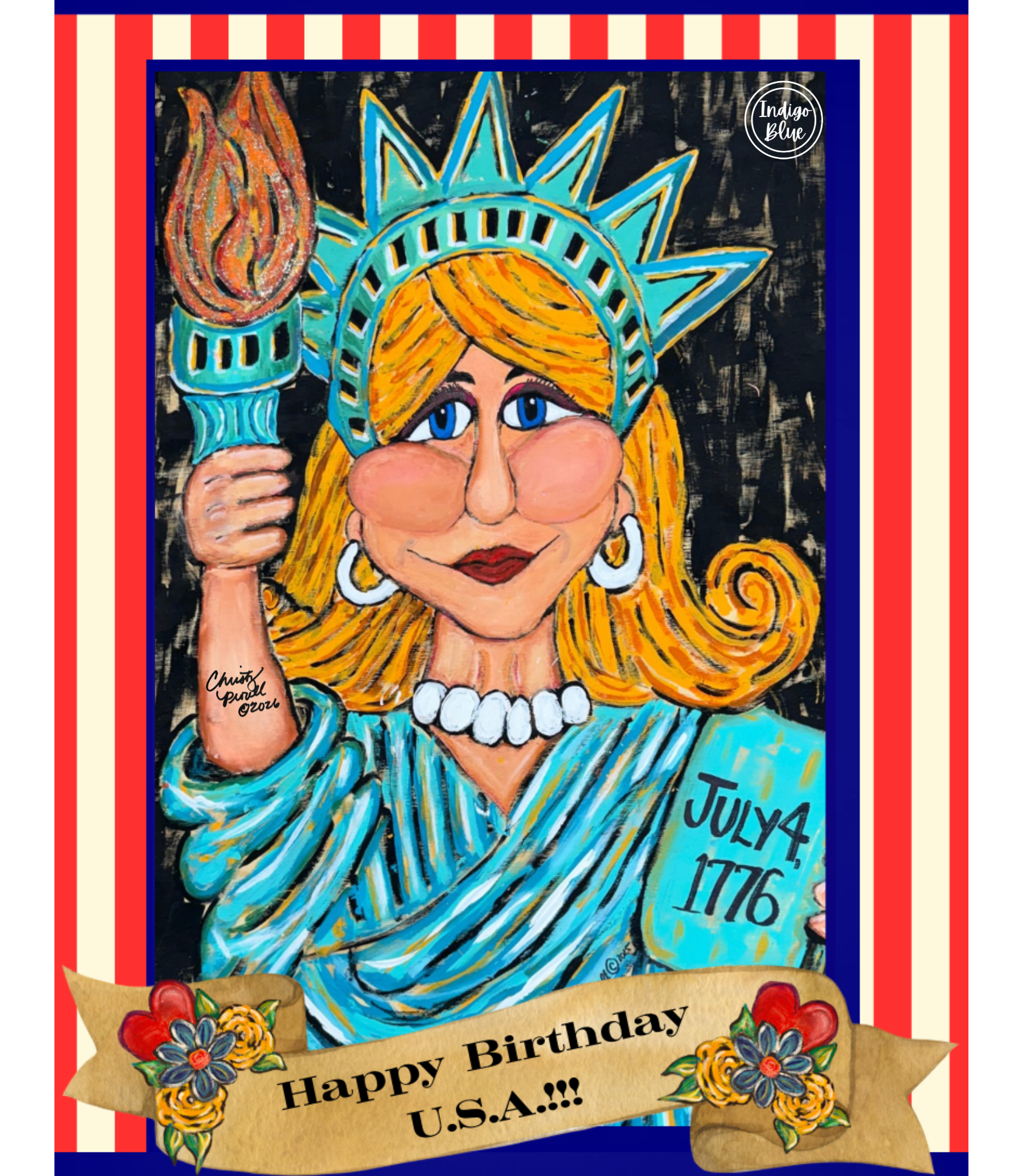 Lady Liberty Notecards