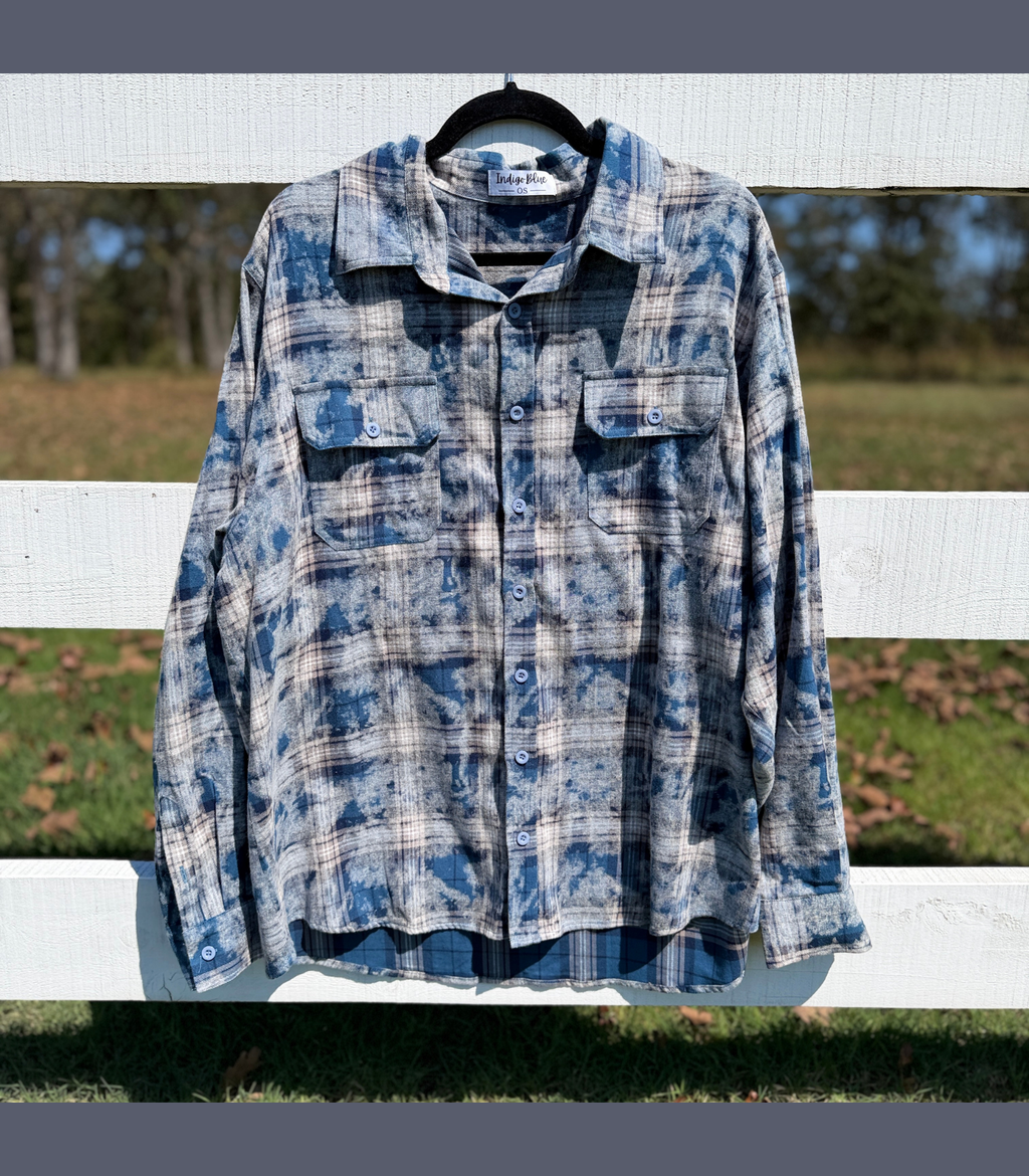 Don't Rush Me Plaid (Blue)