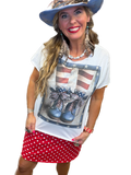 Patriotic Cutsey Boots