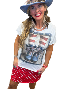 Patriotic Cutsey Boots