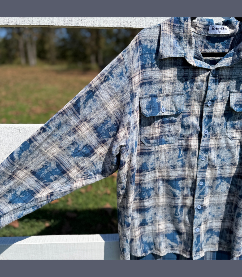 Don't Rush Me Plaid (Blue)