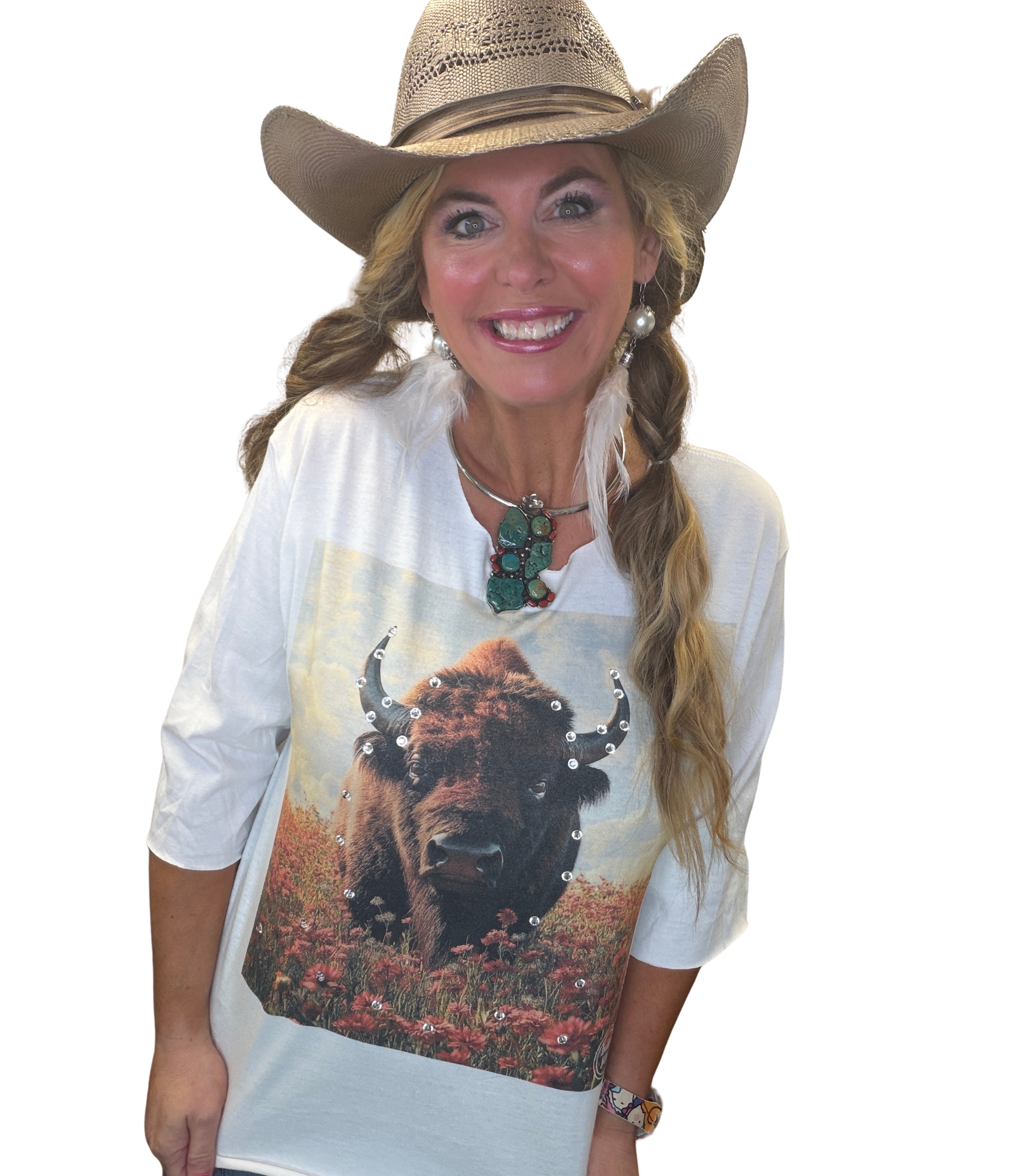 Wild Bloom Bison