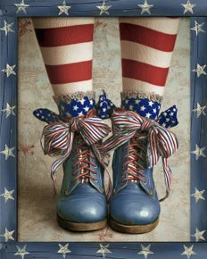 Patriotic Cutsey Boots