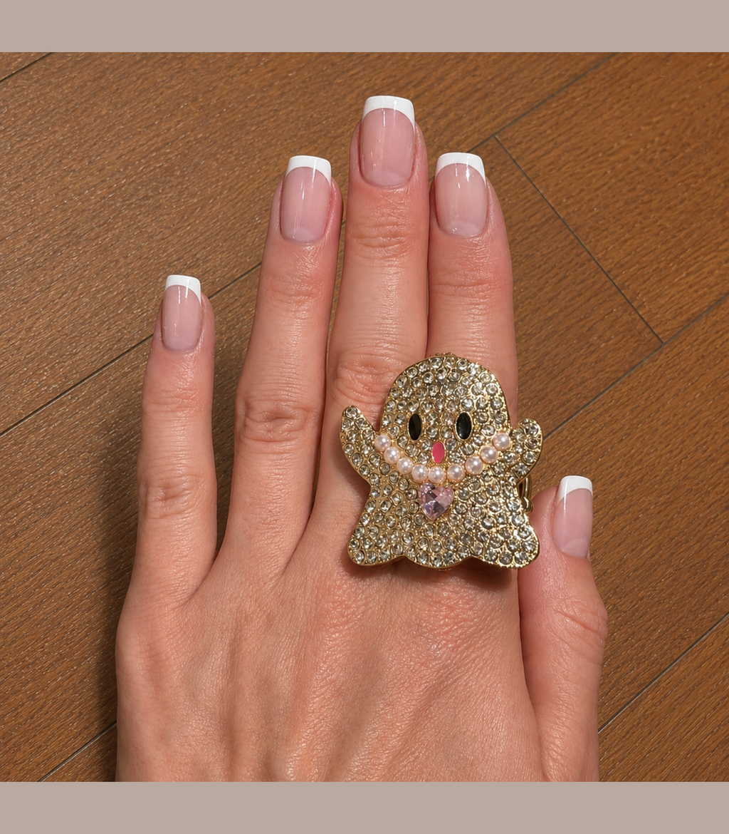 Glam Ghost Stretch Ring