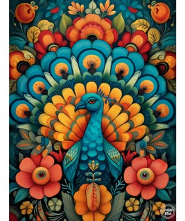 Mexican Peacock Art