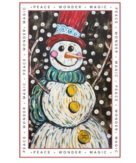 Peace, Wonder, and Magic Snowman