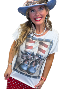 Patriotic Cutsey Boots