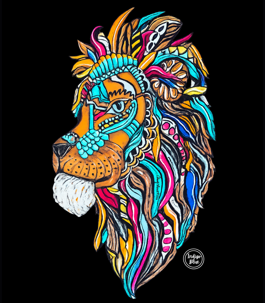 Color Me Fierce Lion