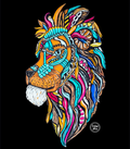 Color Me Fierce Lion