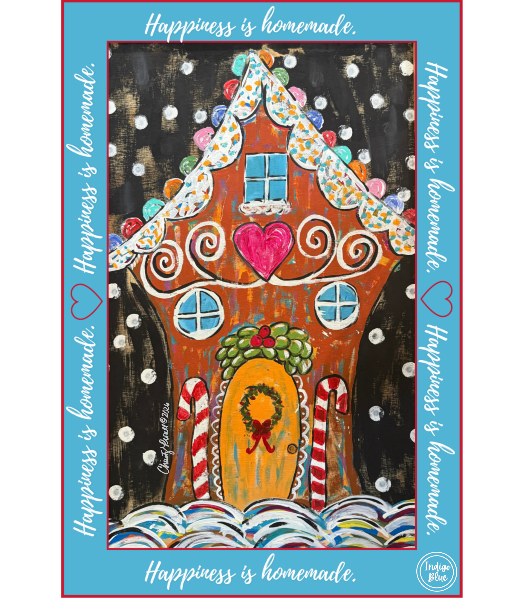 Happiness Is Homemade Gingerbread House