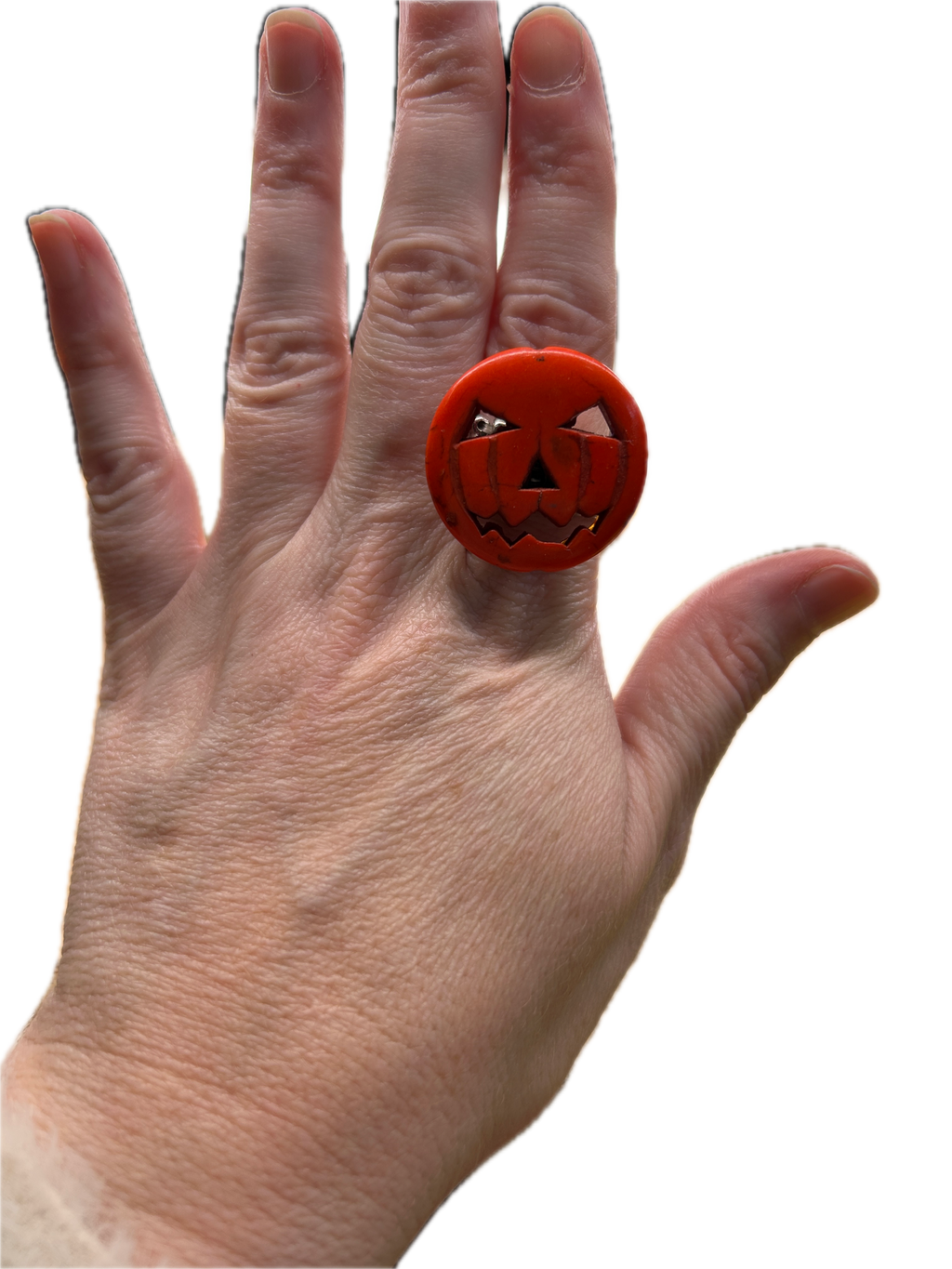 Jack-O-Lantern Stretch Ring