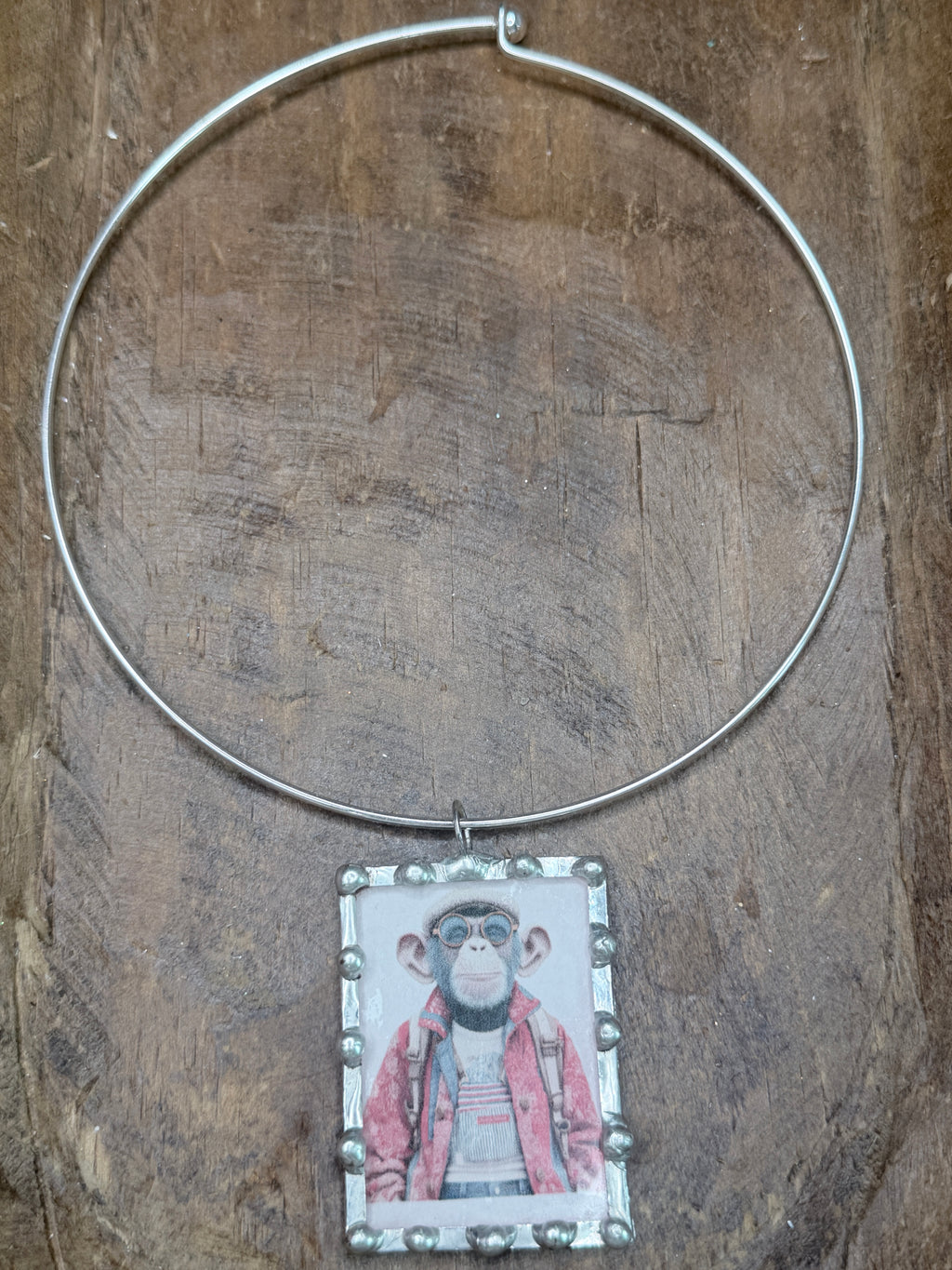 Backpack Monkey Business Soldered Necklace