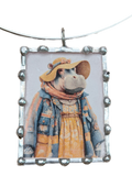 Hazel The Boho Hippo Soldered Necklace