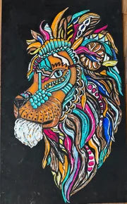 Color Me Fierce Lion