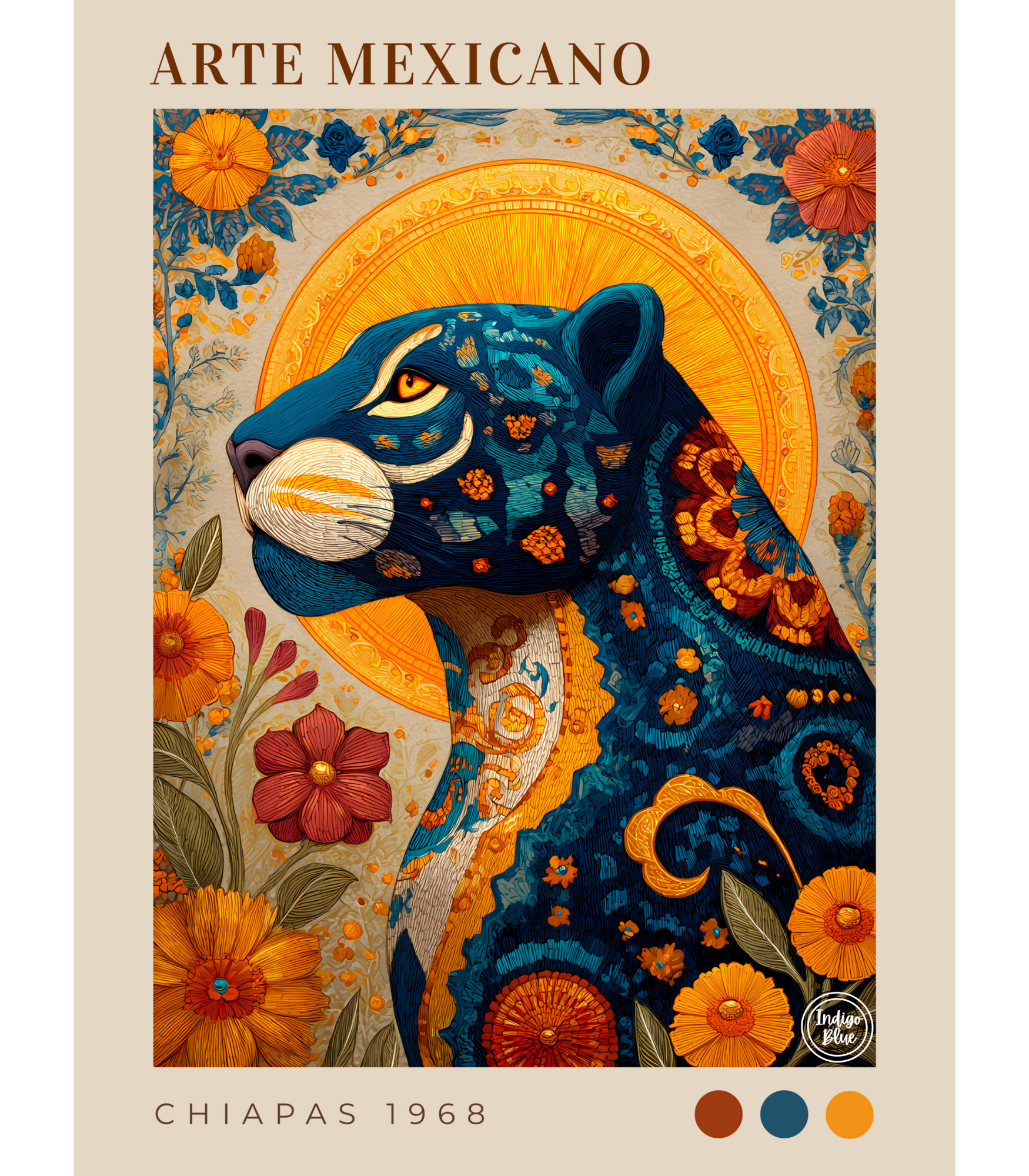Mexican Jaguar Art