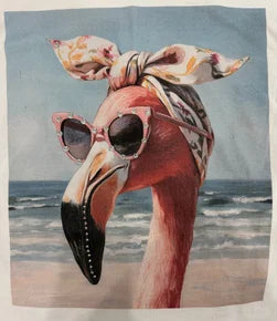 Beach Vibe Flamingo