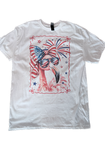 Patriotic Flamingo