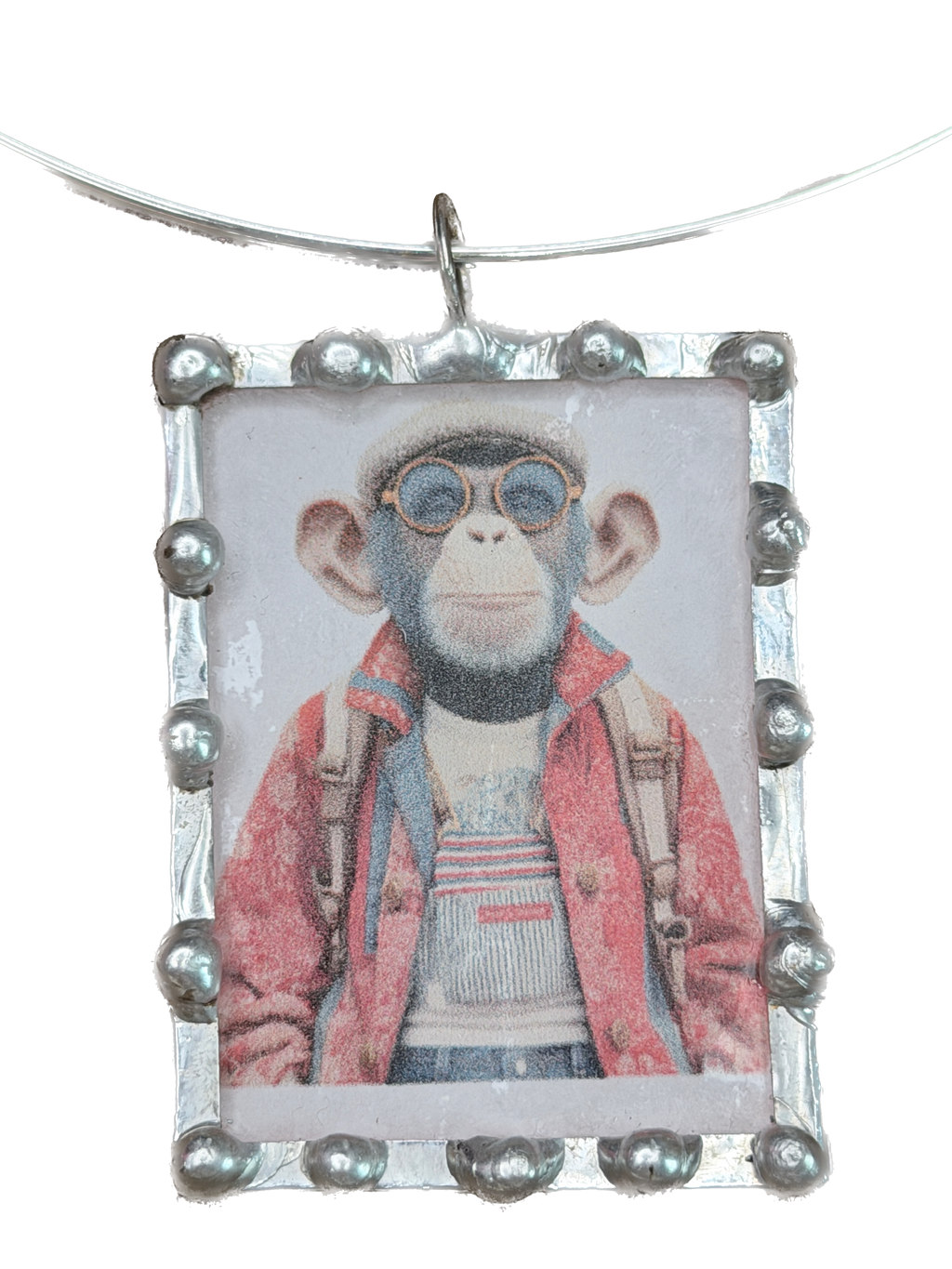 Backpack Monkey Business Soldered Necklace