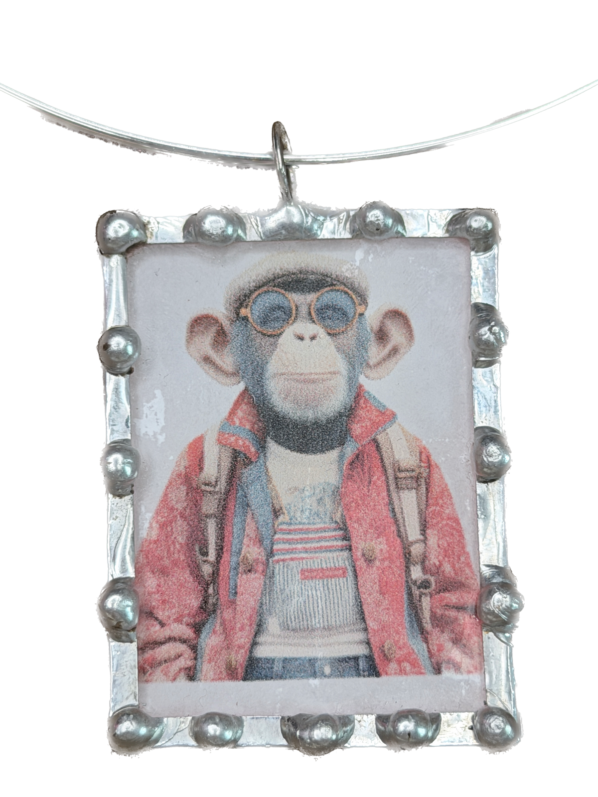 Backpack Monkey Business Soldered Necklace